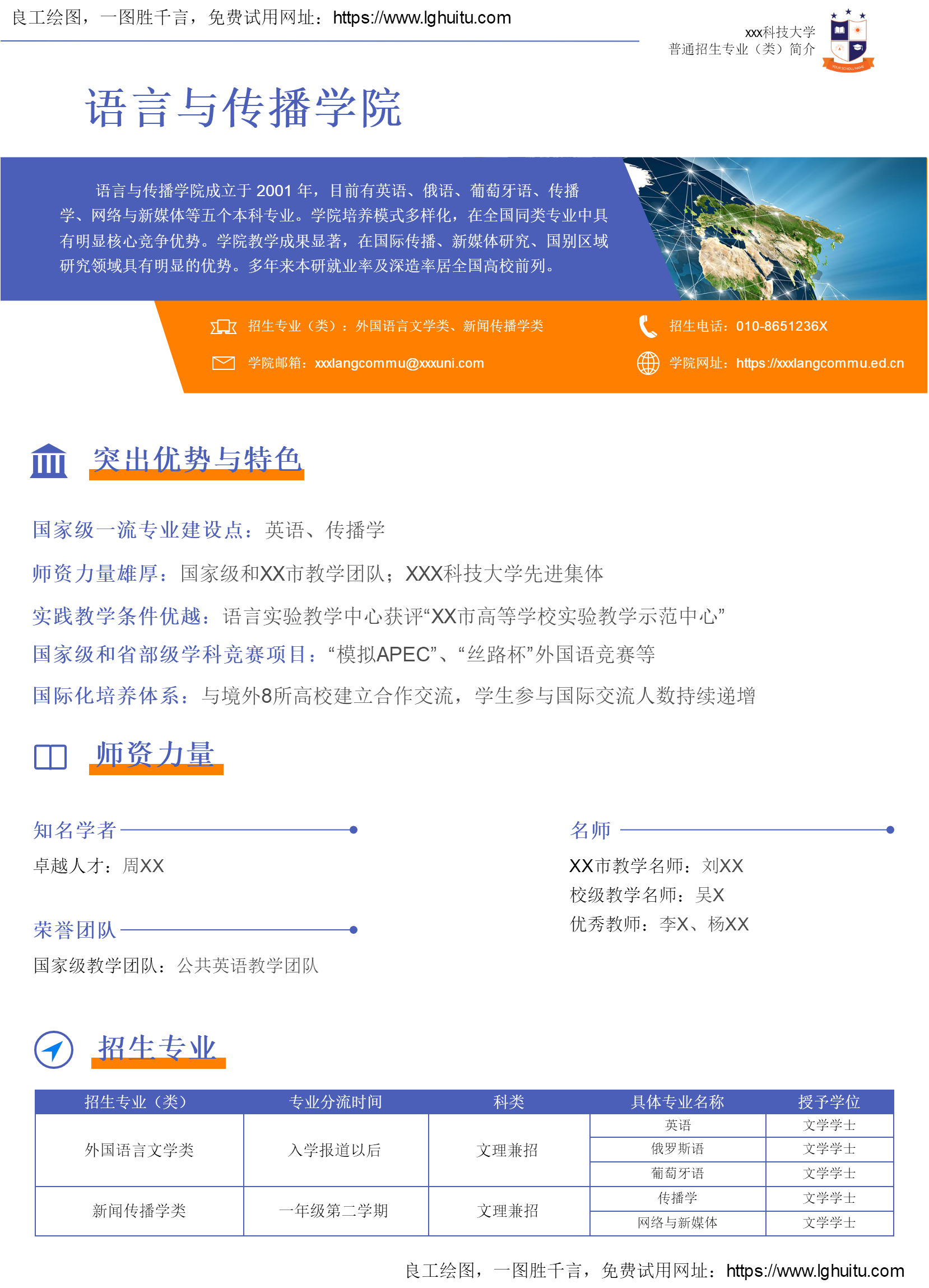 语言与传播学院招生简章
